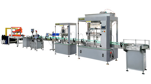 香油灌裝機(jī)_小磨油灌裝生產(chǎn)線_色拉油芝麻香油全自動灌裝機(jī)